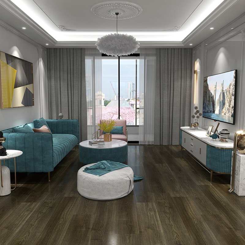 Valnøttdesign dekorativ film